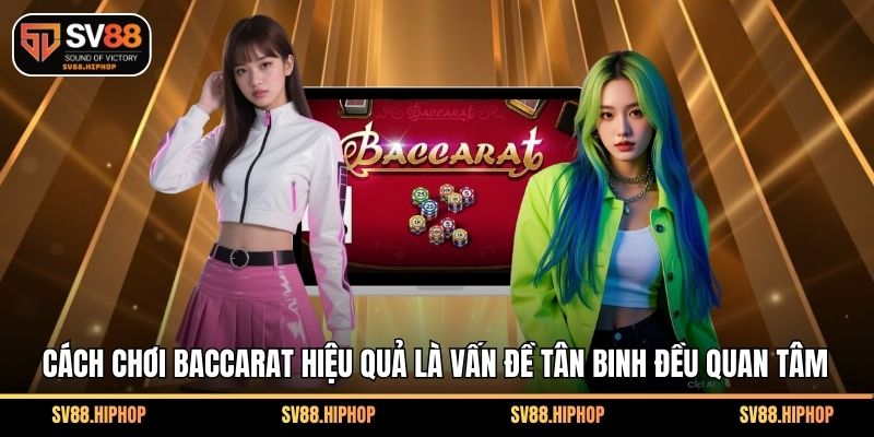 Cách chơi baccarat hiệu quả là vấn đề tân binh đều quan tâm